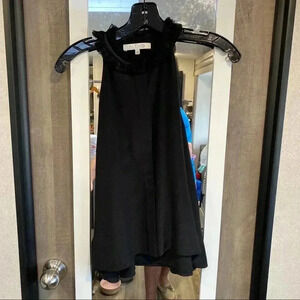 220 Alexis Sleeveless Silk Blouse with Ruffle Details